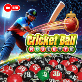 Cricket Ball Roulette on 1xbet app